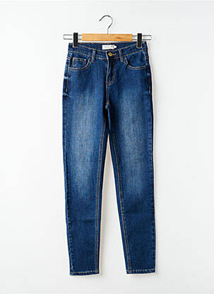 Jeans coupe slim stretch taille normale bleu MOLLY BRACKEN femme