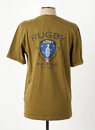 T-shirt bio manches courtes vert RUCKFIELD homme