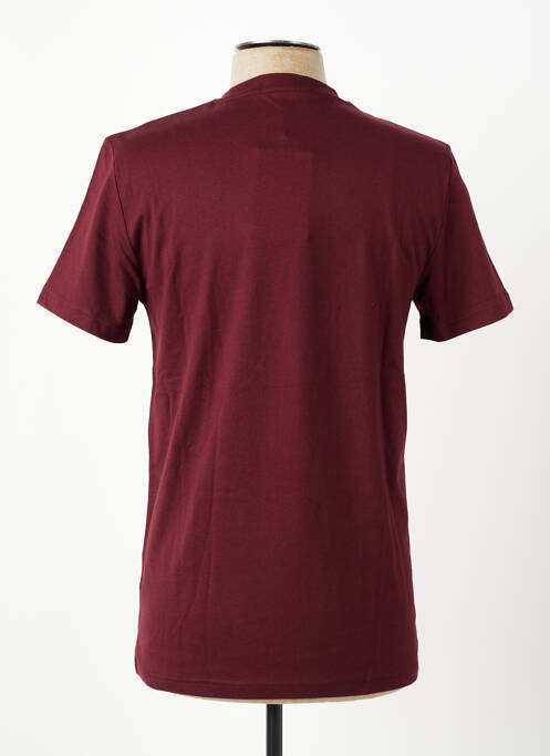 T-shirt broderie manches courtes rouge FRED PERRY homme