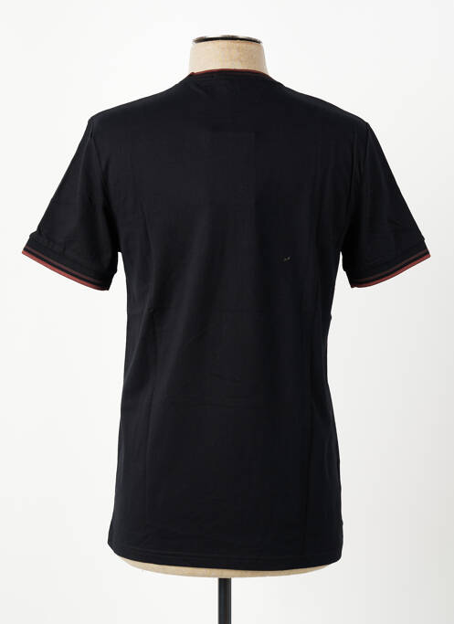 T-shirt broderie manches courtes noir FRED PERRY homme