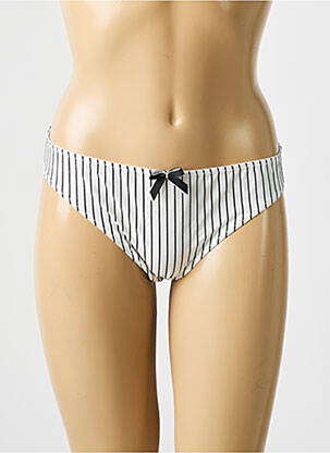 Culotte tissage satiné noir MARIE JO femme