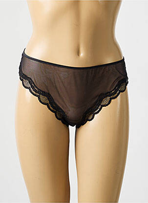 Culotte légère et transparente noir IMPLICITE femme