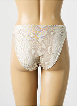 Culotte tissage satiné beige AUBADE femme