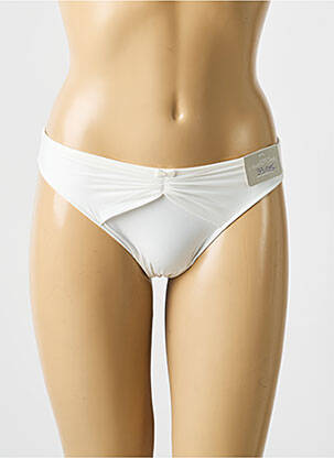 Culotte effet matière satinée beige MARIE JO femme