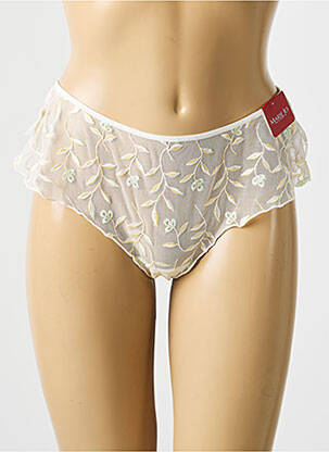Shorty stretch jaune MARIE JO femme