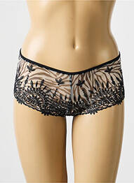 Shorty effet matière satinée noir CHANTELLE femme