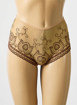 Shorty effet matière satinée chair LEJABY femme