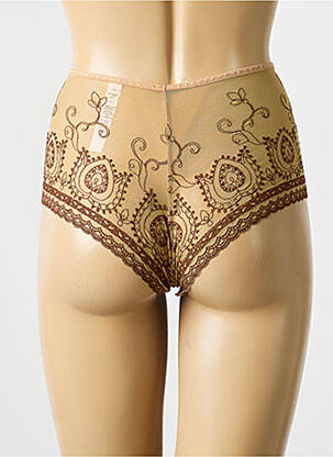 Shorty effet matière satinée chair LEJABY femme