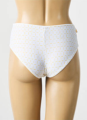 Culotte effet matière satinée jaune MARIE JO femme