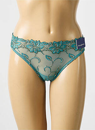 Culotte tissage satiné vert PRIMADONNA femme