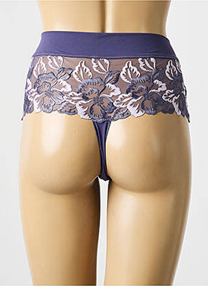 Tanga stretch violet SIMONE PERELE femme
