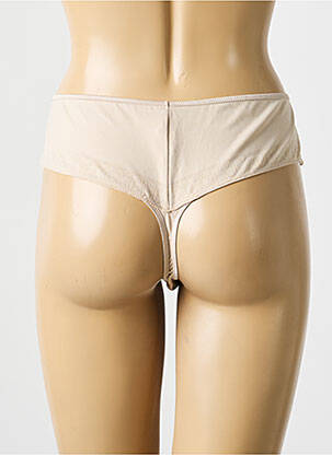 Tanga tissage satiné chair CHANTELLE femme