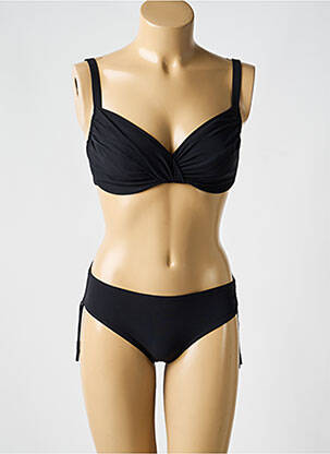 Maillot de bain 2 pièces stretch haut soutien-gorge balconnet noir MARYAN MEHLHORN femme