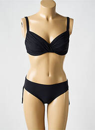 Maillot de bain 2 pièces stretch haut soutien-gorge balconnet noir MARYAN MEHLHORN femme