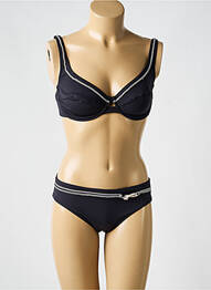 Maillot de bain 2 pièces stretch haut soutien-gorge balconnet noir MARYAN MEHLHORN femme