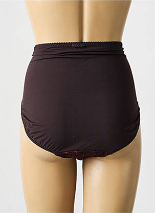 Culotte haute légère et transparente marron PRIMADONNA femme