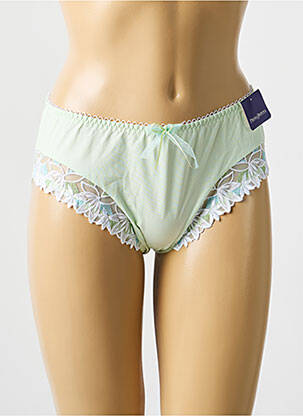 Shorty tissage satiné vert PRIMADONNA femme