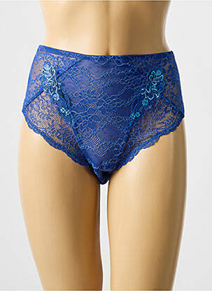 Culotte haute légère et transparente bleu LISE CHARMEL femme