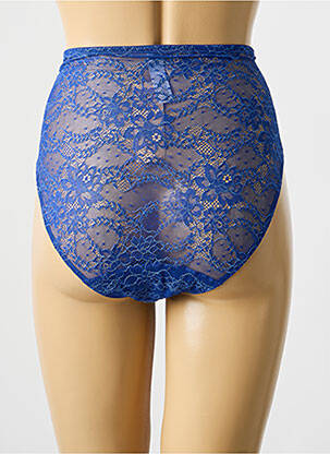 Culotte haute légère et transparente bleu LISE CHARMEL femme