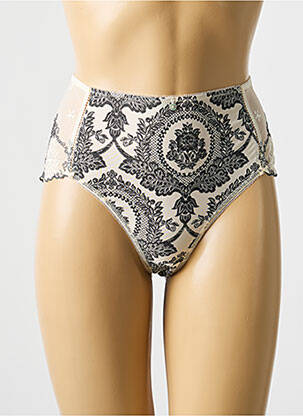 Culotte haute légère et transparente beige EMPREINTE femme