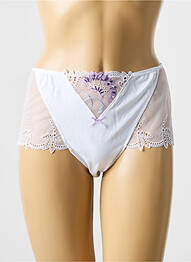 Culotte haute tissage satiné beige SIMONE PERELE femme