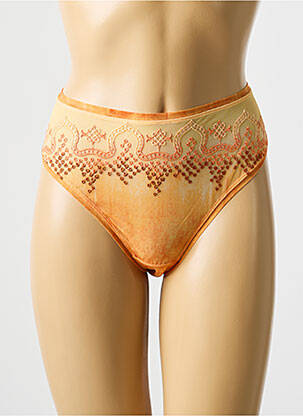 Culotte haute légère et transparente orange CHANTELLE femme