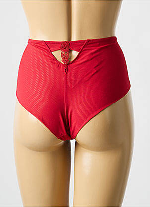 Culotte haute légère et transparente rouge ÉPRISE femme