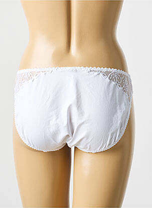 Culotte tissage satiné blanc MARIE JO femme