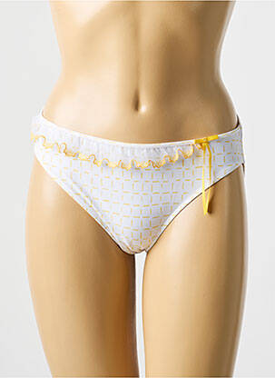 Culotte tissage satiné jaune MARIE JO femme