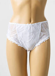 Culotte tissage satiné blanc BARBARA femme