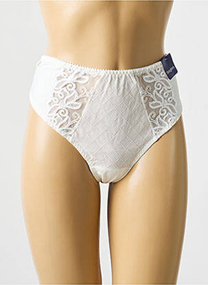 Tanga tissage satiné beige PRIMADONNA femme