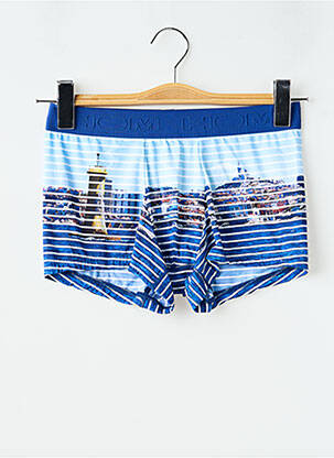 Boxer imprimé fantaisie bleu HOM homme