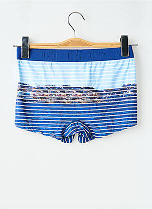 Boxer imprimé fantaisie bleu HOM homme