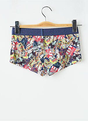 Boxer imprimé fantaisie bleu HOM homme