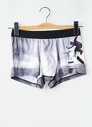 Boxer imprimé fantaisie gris HOM homme