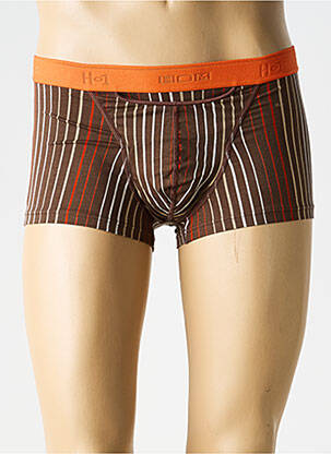 Boxer stretch marron HOM homme