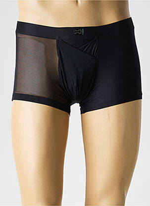 Boxer effet matière satinée noir HOM homme