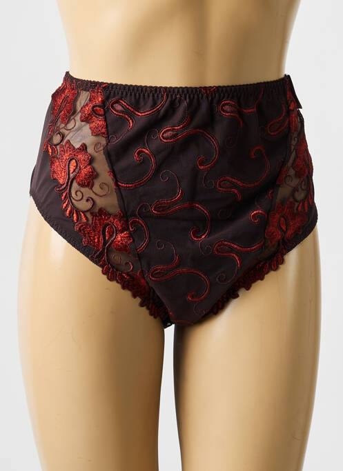 Culotte haute légère et transparente marron PRIMADONNA femme