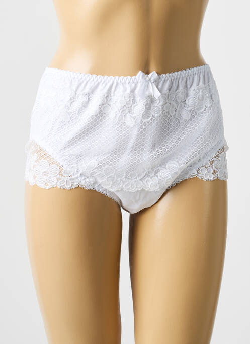 Culotte stretch blanc LEJABY femme