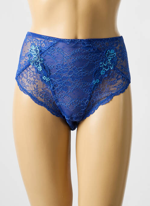 Culotte haute légère et transparente bleu LISE CHARMEL femme
