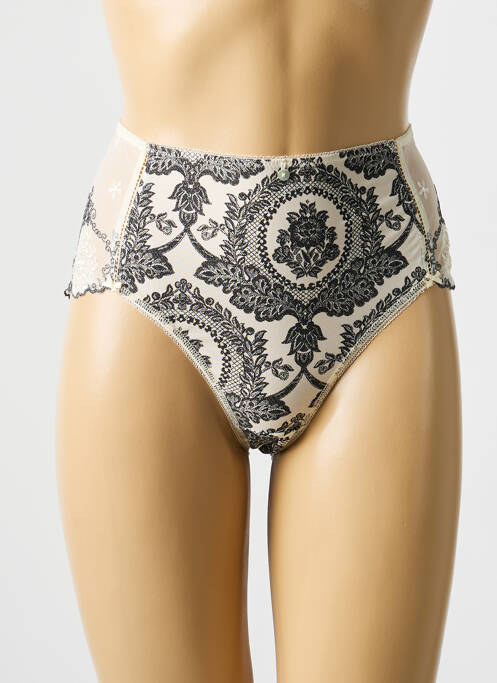 Culotte haute légère et transparente beige EMPREINTE femme