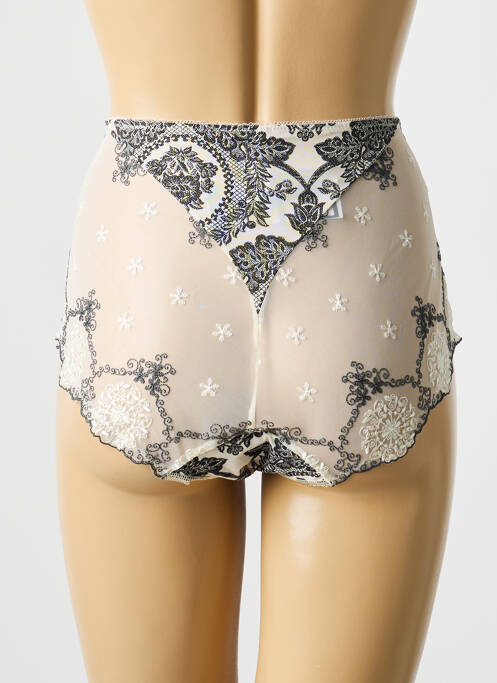 Culotte haute légère et transparente beige EMPREINTE femme