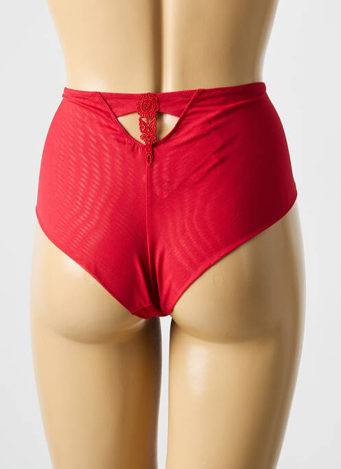 Culotte haute légère et transparente rouge ÉPRISE femme