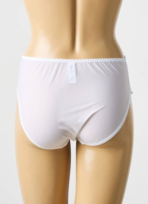 Culotte tissage satiné blanc BARBARA femme
