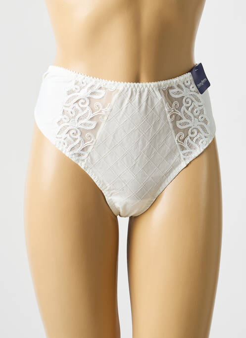 Tanga tissage satiné beige PRIMADONNA femme