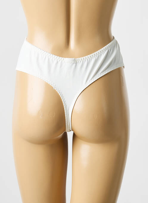 Tanga tissage satiné beige PRIMADONNA femme