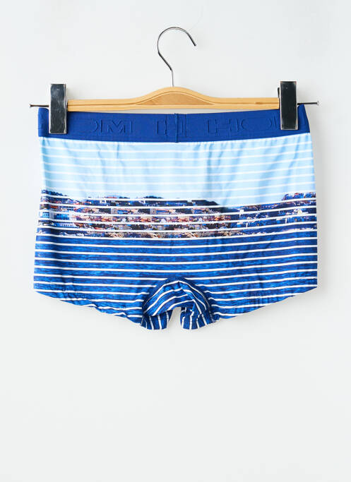 Boxer imprimé fantaisie bleu HOM homme