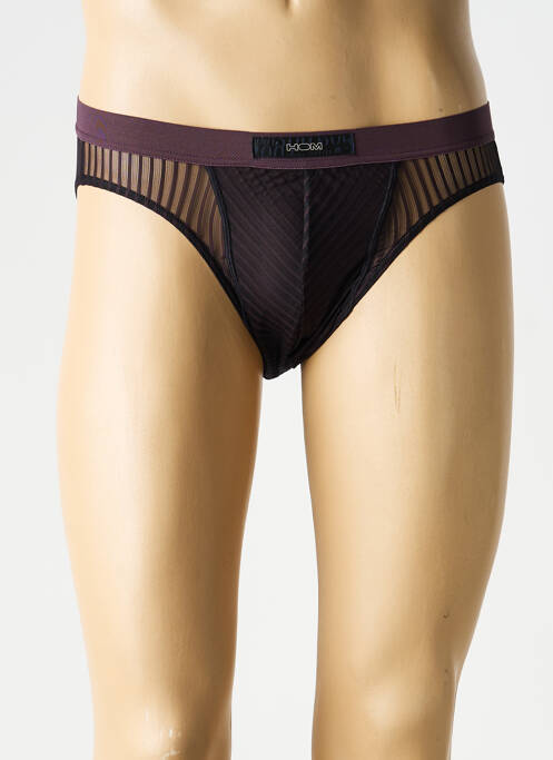 Slip légère et transparente violet HOM homme