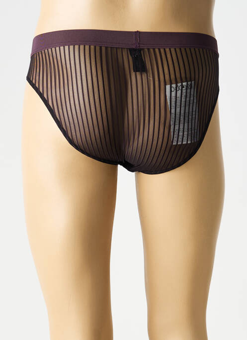 Slip légère et transparente violet HOM homme