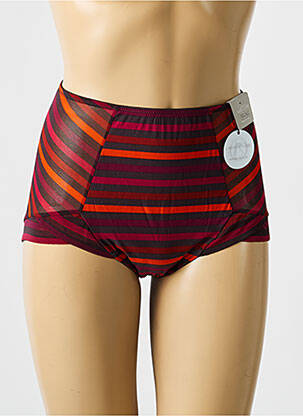 Culotte haute légère et transparente rouge MARIE JO femme